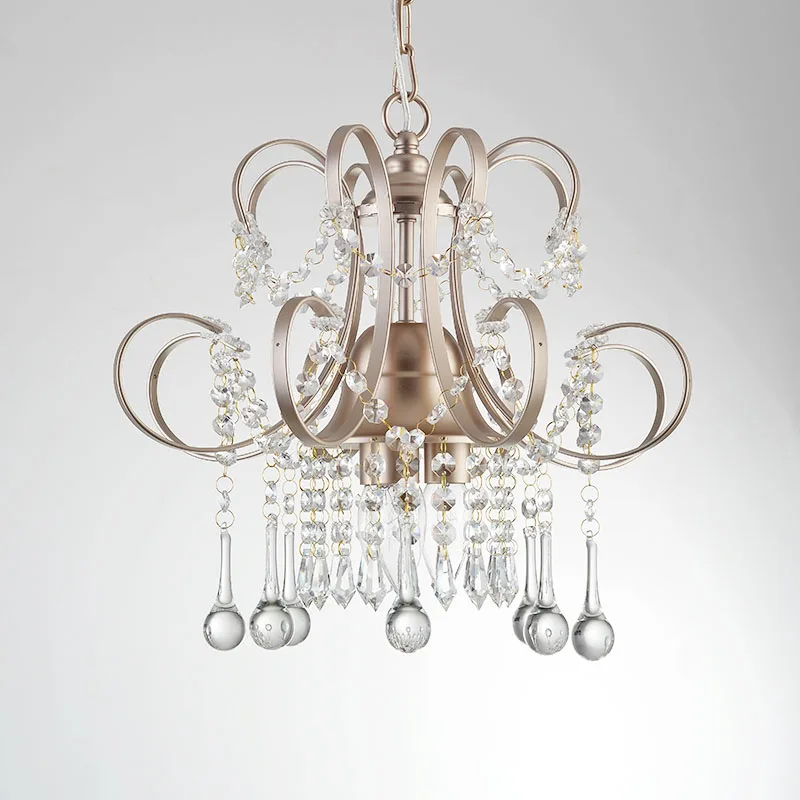 

American iron pendant lights creative personality simple crystal entrance balcony corridor hallway lighting pendant lamps SJ28