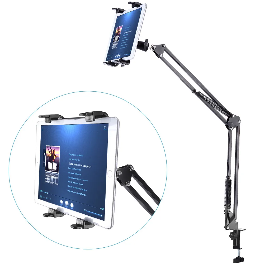 Neewer 2-Pack смартфон+ Tablet Stand(крепкий металлическая ручка, патронташ, регулируемый монтажный зажим) для iPhone 6 Plus, GALAXY Note5