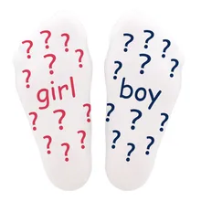 Новые короткие носки с 3D-принтом для мальчиков и девочек, открытая спина, милые носки для беременных