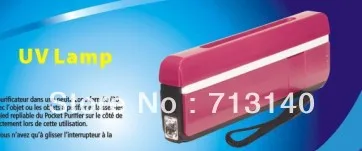 

Handheld UVC ultraviolet light UV LAMP with LED torch light