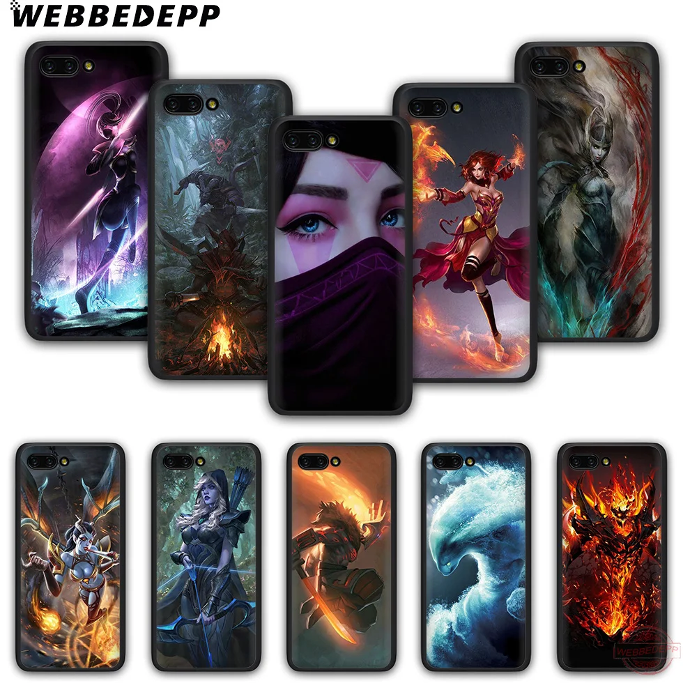 WEBBEDEPP Dota 2 чехол для телефона из ТПУ с принтом Honor 6A 7A ГБ/3 ГБ Pro 7C 7X 8X 8C 9 10 Note10 8 Lite |
