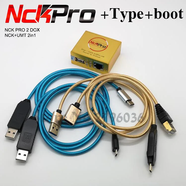 Новейший NCK Pro box NCK Pro 2 box(поддержка NCK+ UMT 2 в 1)+ usb type-C+ UMF все загрузочный кабель для huawei