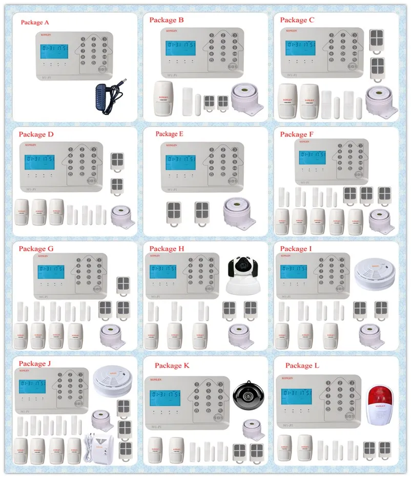 WIFI GSM PSTN Alarm System 20