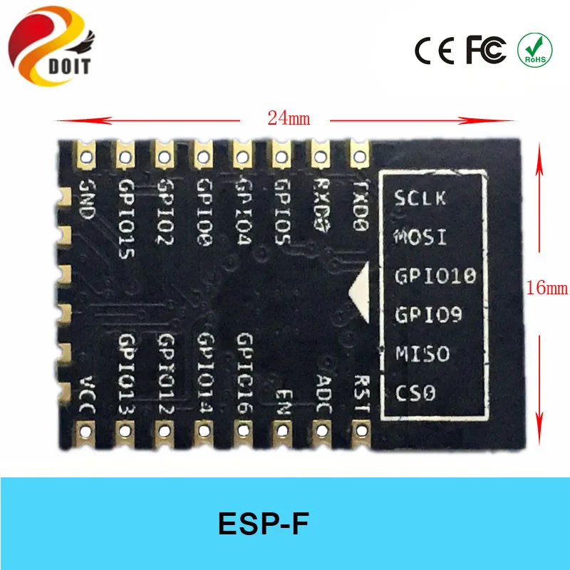 

Official DOIT New Version ESP-F ESP8266 WiFi Wireless Serial Module Authenticity Guaranteed
