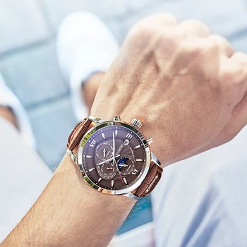 

(Lowest price)NESUN 2018 NEW Authentic Men Fashion Business Automatic Mechanical Wristwatches Sapphire Waterproof Sports Watch
