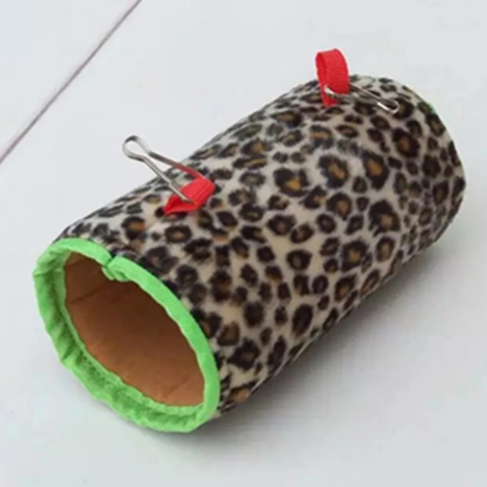 Small Pet Birds Hanging Bed Toy Parrot Squirrel Warm Tunnel Hammock House Swing Nest Shed Rat Hamster Squirrel Bed House