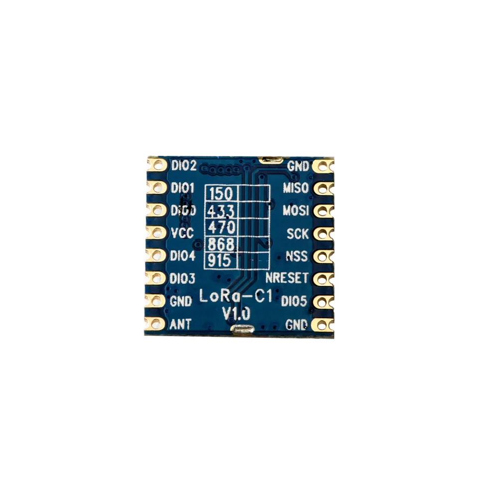 

NiceRF 2PCS LoRa1276-C1+spring antenna 915mhz SX1276 LoRa Module 20dBm 3-5Km in Open Area FCC certificate