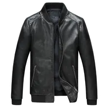 Мужская зимняя куртка из натуральной кожи для мужчин, мотоциклетная куртка летчика, куртка-бомбер из натуральной кожи, мужская куртка-Авиатор