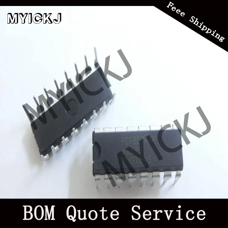 

5pcs PCF8574AP I/O EXPANDER I2C 8B 16DIP IC CHIP