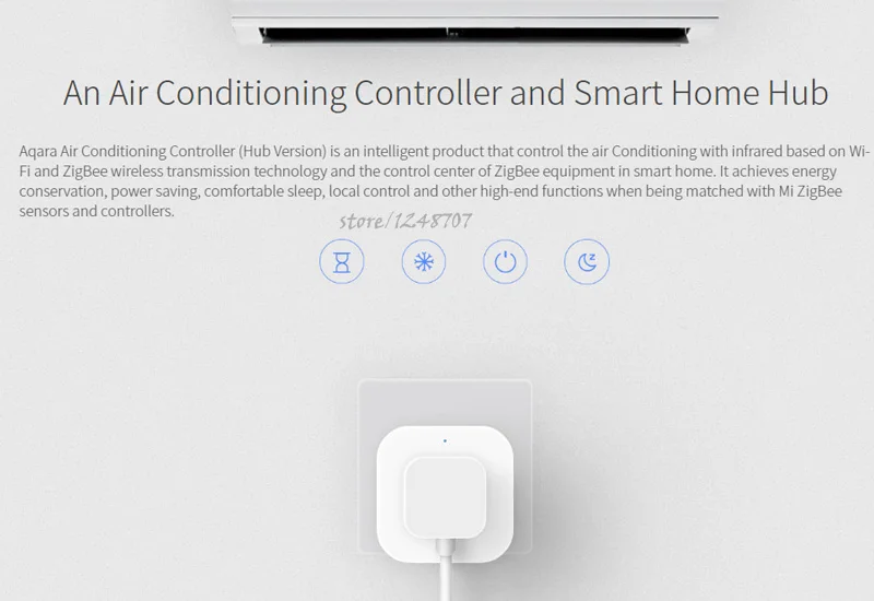 xiaomi Aqara умная розетка питания, Zigbee wifi Пульт дистанционного управления беспроводной переключатель работа для xiaomi умный дом наборы приложение