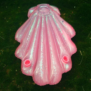 

Inflatable Shell Pool Float Pink Shell Swimmming Pool Floating Raft Scallop Lounger