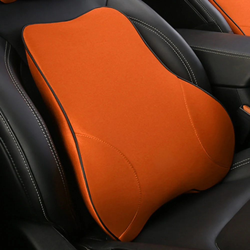 Car Seat Lumbar Cushion Memory Foam Back Brace Pillow Supports