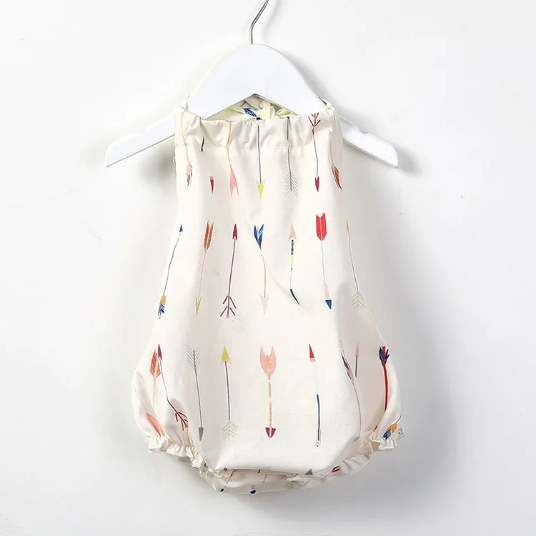

Baby Girl Romper Fashion Lovely Arrow Sweet Print Romper Playsuit Casual Soft Comfortable Romper Western Style disfraz bebe