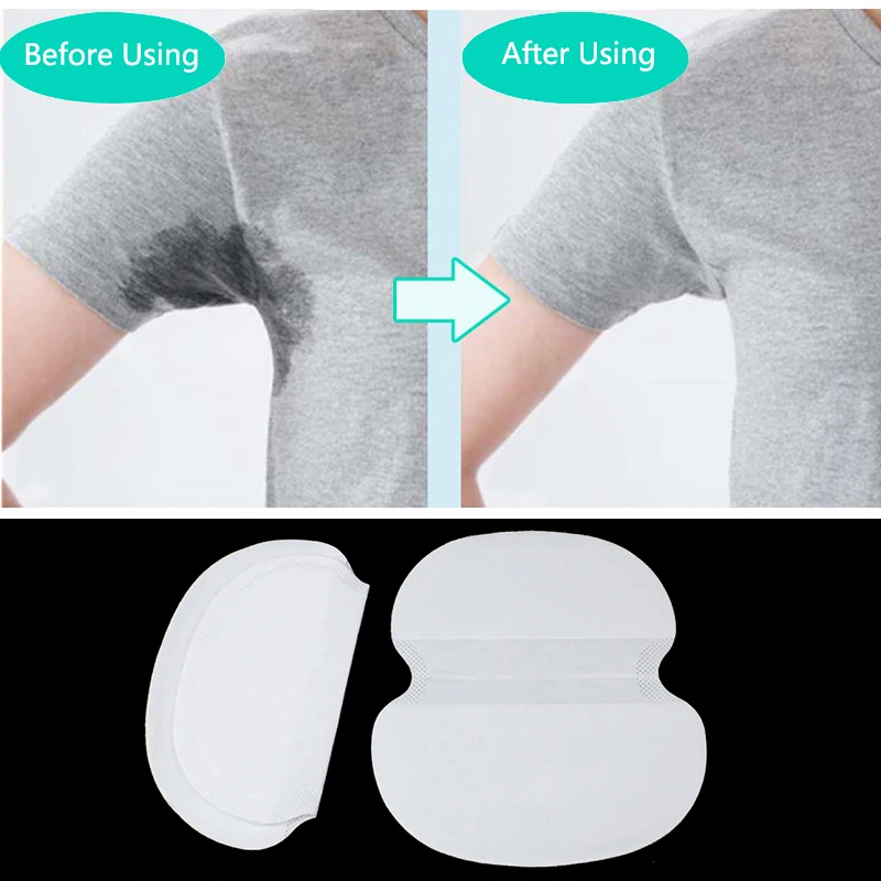 20/30/50Pcs Summer Underarm Sweat Pads Big Disposable Armpits Gasket Sweat Absorbing Pad for Anti Shield Sweat Perspiration Pads