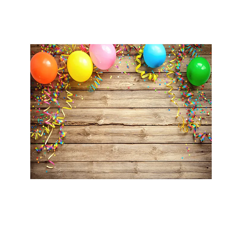 

Colourful photography studio background plank balloon children birthday party cartoon studio photography background cloth