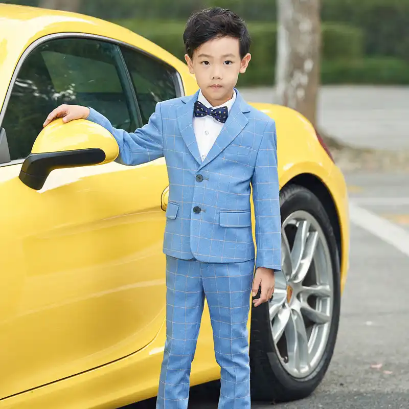 baby boy blue suit set