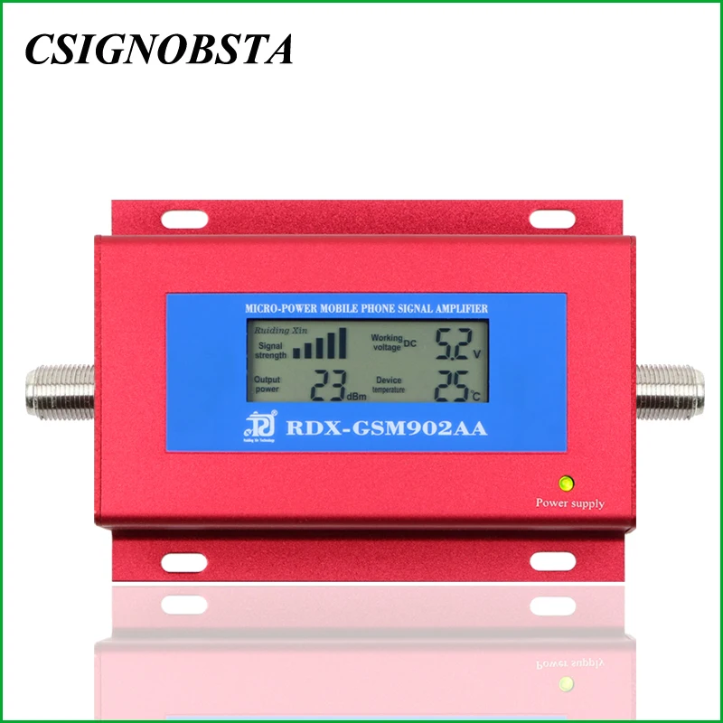 Comprar Venta caliente nuevo repetidor GSM 900MHz Mini pantalla LCD GSM900 repetidor de señal celular amplificador de teléfono móvil 2G venta al por mayor