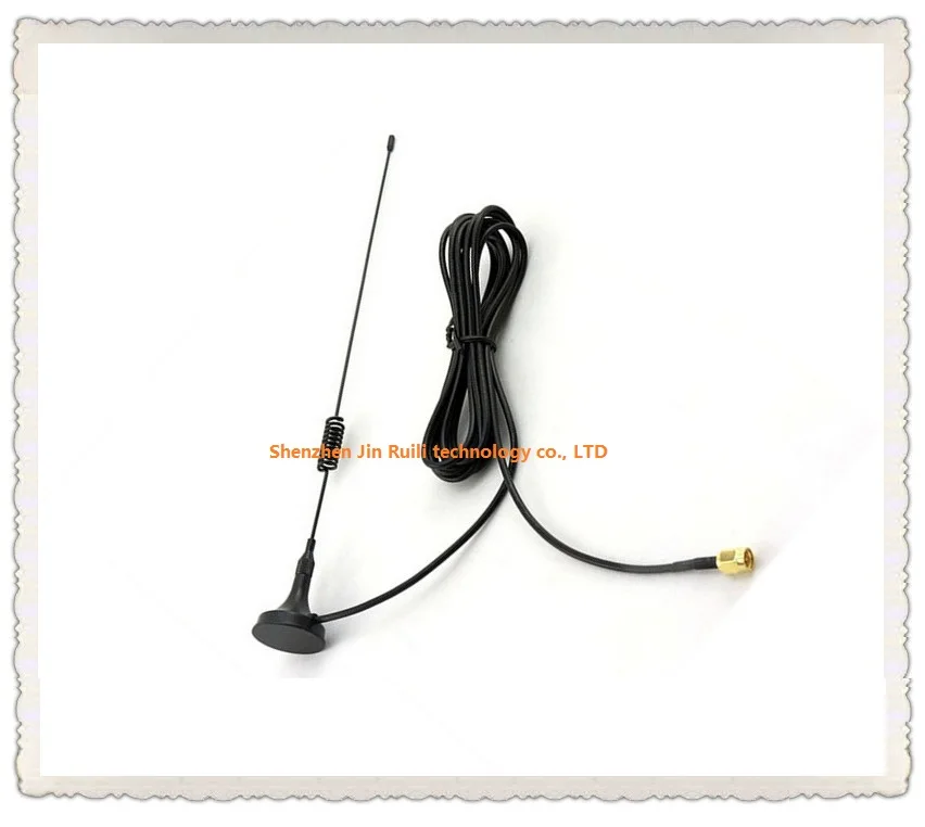 10 шт./лот антенна GPRS GSM 900-1800 МГц 3dbi 3 м кабель SMA с магнитным основанием пульт