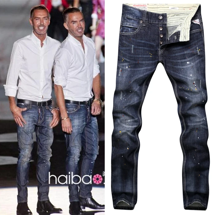david beckham blue jeans