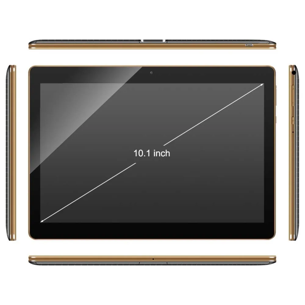 10.1 Inch 3G Tablet Android 6.0 Quad Core, 32GB ROM 2GB RAM Unlocked Phone Call Phablet PC with Dual Sim Card Slots, GPS, WIFI, Bluetooth, Camera-Qimaoo 10.1 K4 Tablet Pad (2)