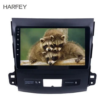 

Harfey Car GPS Stereo 9" HD Android 8.1 Bluetooth Navi for 2006-2014 MITSUBISHI Outlander support OBD2 SWC Rearview Camera TPMS