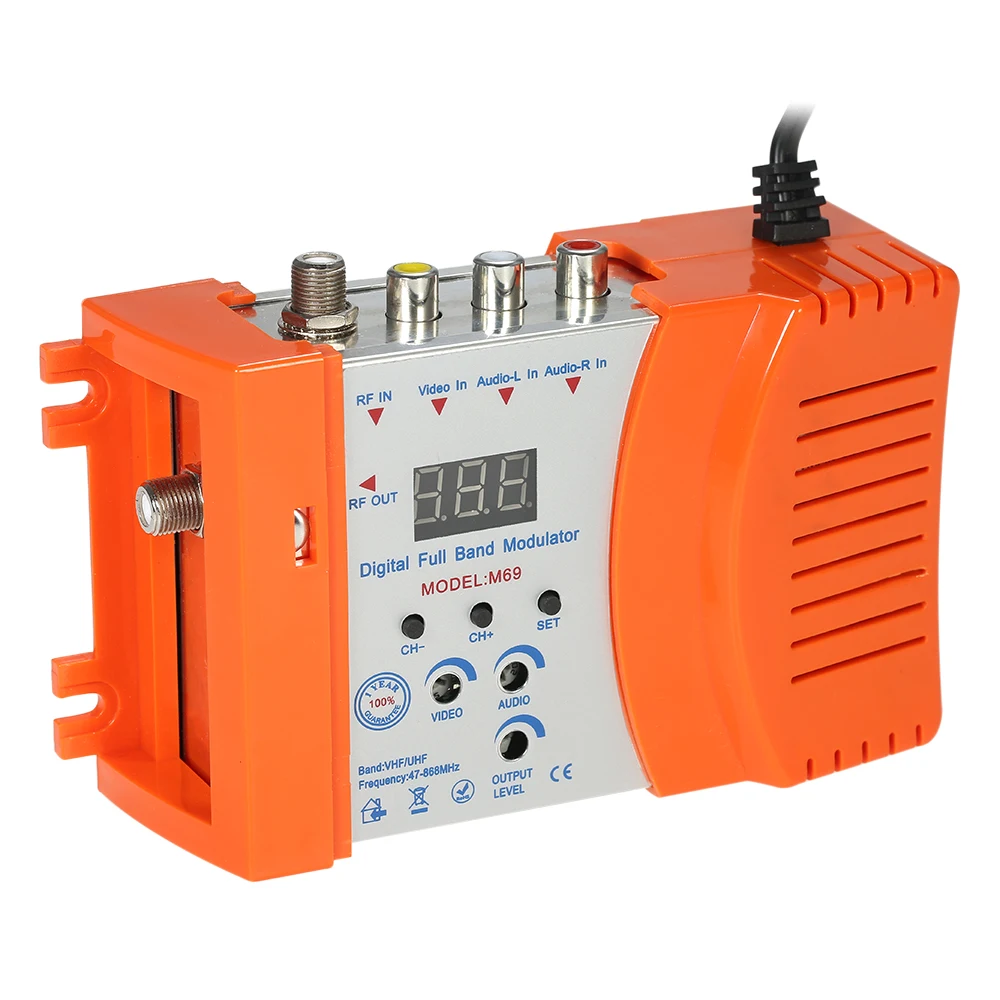 Модулятор высокая производительность компактный RF модулятор Аудио Видео ТВ конвертер RHF UHF Усилитель сигнала AC230V/120 V инструменты