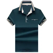 JUNGLE ZONE новые высококачественные Топы И Футболки, мужские рубашки поло, деловые мужские бренды рубашек-поло с воротником, мужские рубашки поло 7176