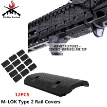 Фонарик Охотного оружия M-LOK Тип 2 железнодорожные крышки для Mlok Handguard Weaver Picatinny Rail Cover 12 шт./компл. охотничья военная игра крепление