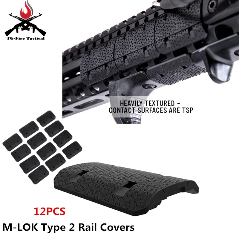 Element Airsoft Tactical M LOK Type 2 Rail Covers For Mlok Handguard Weaver Picatinny Rail Cover