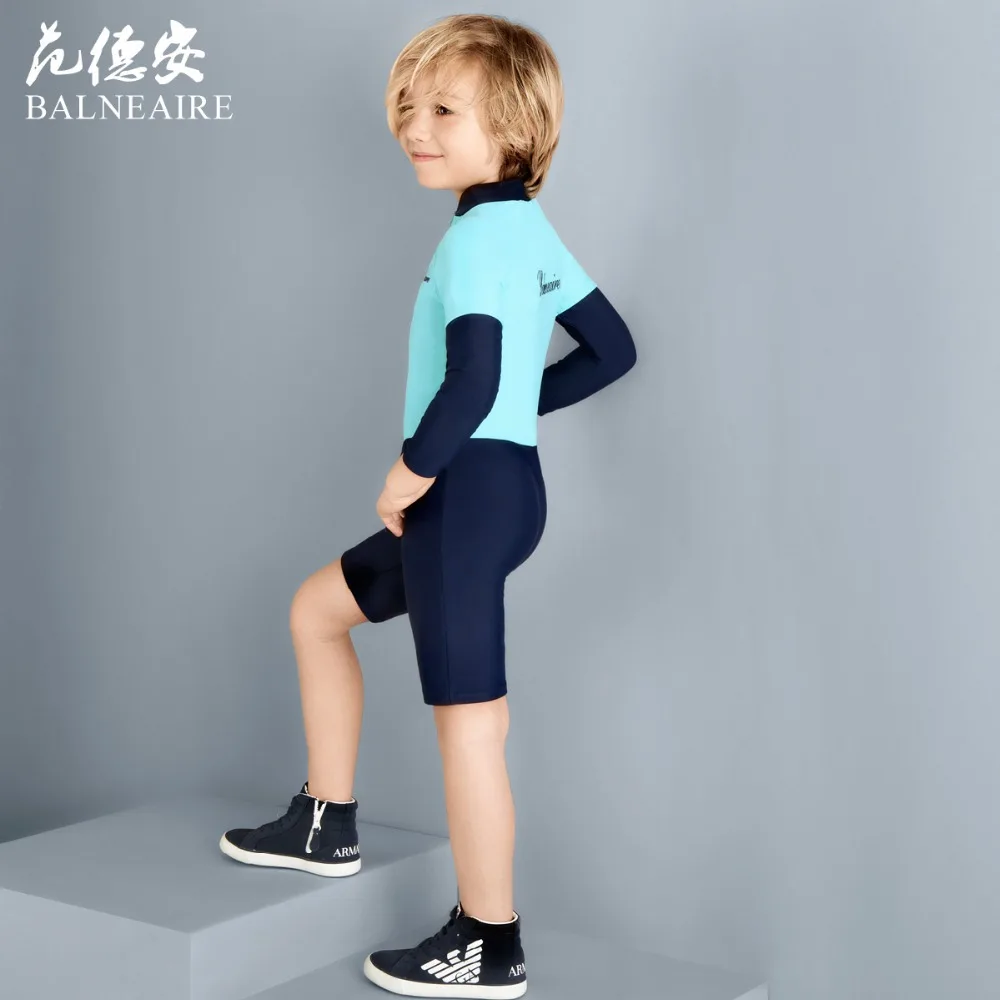 Blaneaire Boys Girls Beach dress Kids Swimwear 3 12 year old Swimsuit Free shippingin Men's