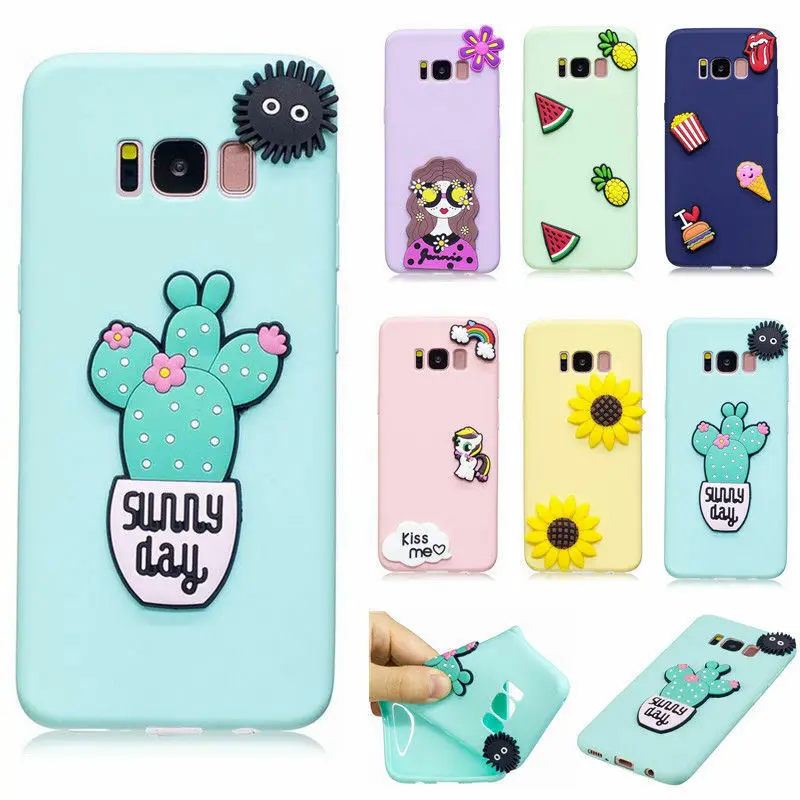 J330 J530 J730 3D Cute Cartoon Soft Silicone Rubber Back Case Cover For Samsung Galaxy S8 J7 J5 A3 2017 A5 S7 Edge |