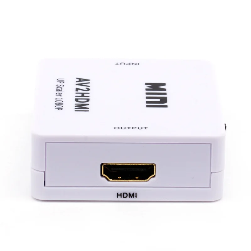Мини AV к HDMI видео конвертер AV2HDMI RCA аудио CVBS чтобы адаптер для HD ТВ PS3 PS4 ПК DVD Xbox