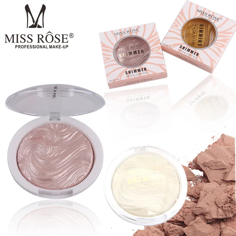 

Miss Rose Illuminator Beauty Makeup Shimmer Powder Glow Kit Highlighter Palette Face Base Bronzer Highlight Contour Hailaiter