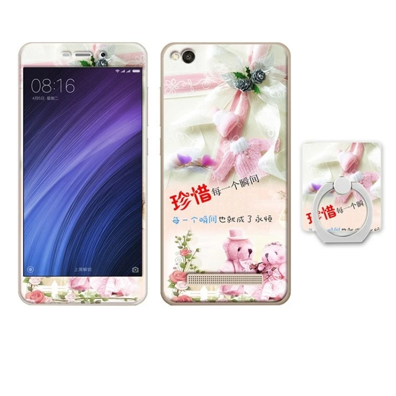 xiaomi redmi 4a case cover glass screen protector  (14)