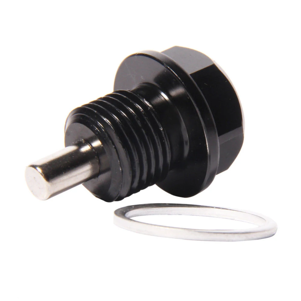 

M14*1.5 Magnetic Oil Sump Nut Drain Oil Plug Screw Oil Drain Magnetic Oil Plug Nut JDM For Ford Honda DROP Shipping