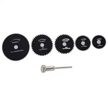 

CNIM Hot 5pc HSS Saw Blades For Metal Dremel Rotary Tool Cutting Discs Wheel + 1 Mandrel