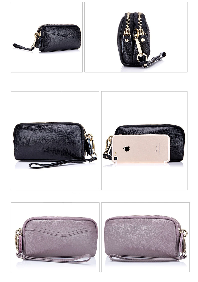 Women genuine leather coin purse 13