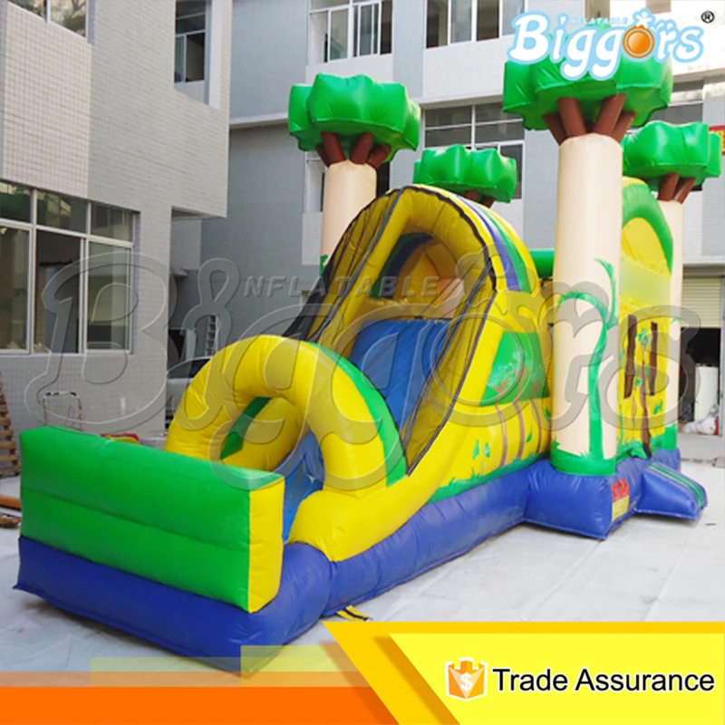 

Jungle Tree PVC Material Inflatable Bounce House Bouncing Combo with Slide