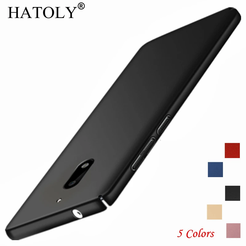 

HATOLY For Phone Case Nokia 6 Cover Slim Smooth & Ultra-thin PC Back Protection Case For Nokia 6 Case Nokia6 TA-1000 Funda 5.5"<