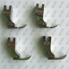 Industrial Sewing Machine Narrow Left & Right Hinged Zipper Cording Foot Set (2 SETS) #P36LN+P36N