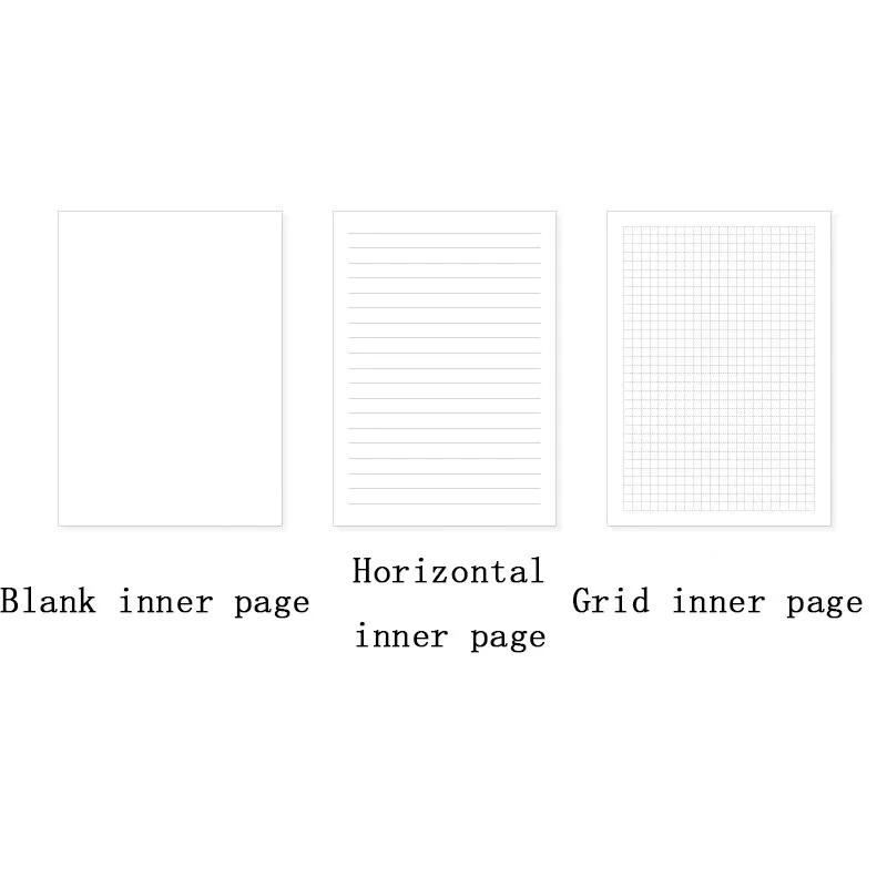 Простой офисный блокнот, пустая сетка, страницы, Дневник для школы, канцелярские принадлежности для планирования расписания, Bujo, подарок A5