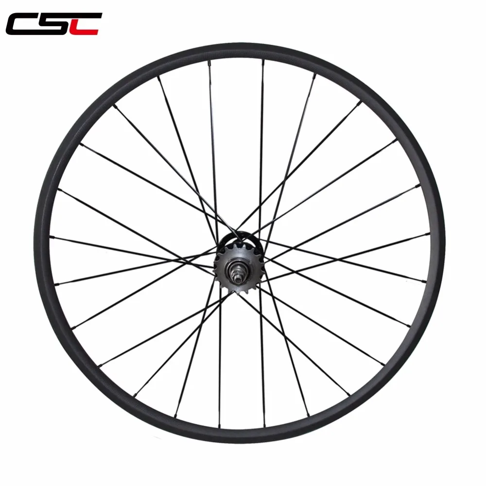 

single front or rear Carbon Track bike wheels 24/38/50/60/88mm Clincher Tubular Flip Flop fixed gear Single Speed bike wheel