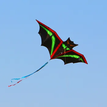 

Free shipping high quality Lightning bats beautiful in sky breeze easy to fly with kite handle line wei kite factory
