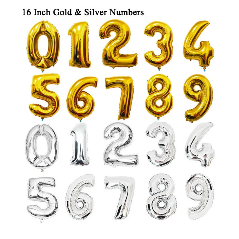 small gold balloons