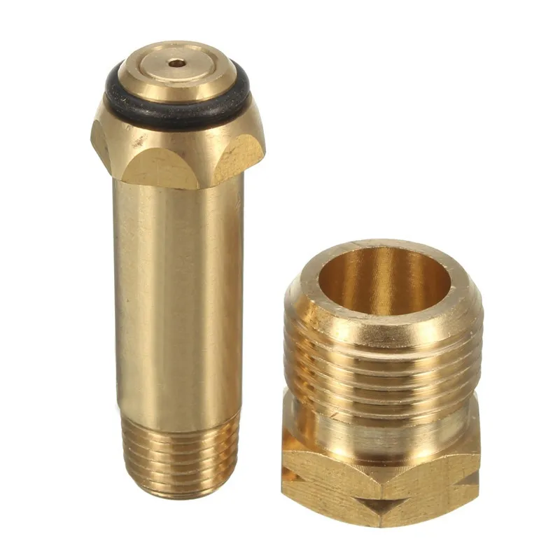 

1/4'' 6mm Brass MNPT Propane LP Gas Cylinder Fitting Full Flow POL Quick Connector Stove Tanks Connecter