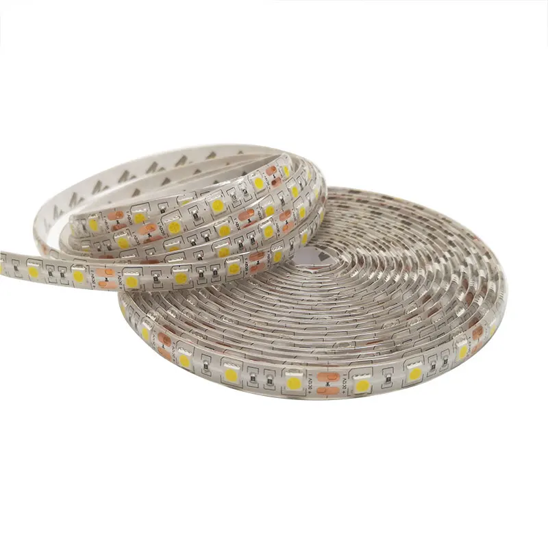 #cheap DC 12V 5M LED Strip Light 5050 RGB LED Lamp with controller Home Holiday Indoor Decoration Warm white white Waterproof 1 Roll