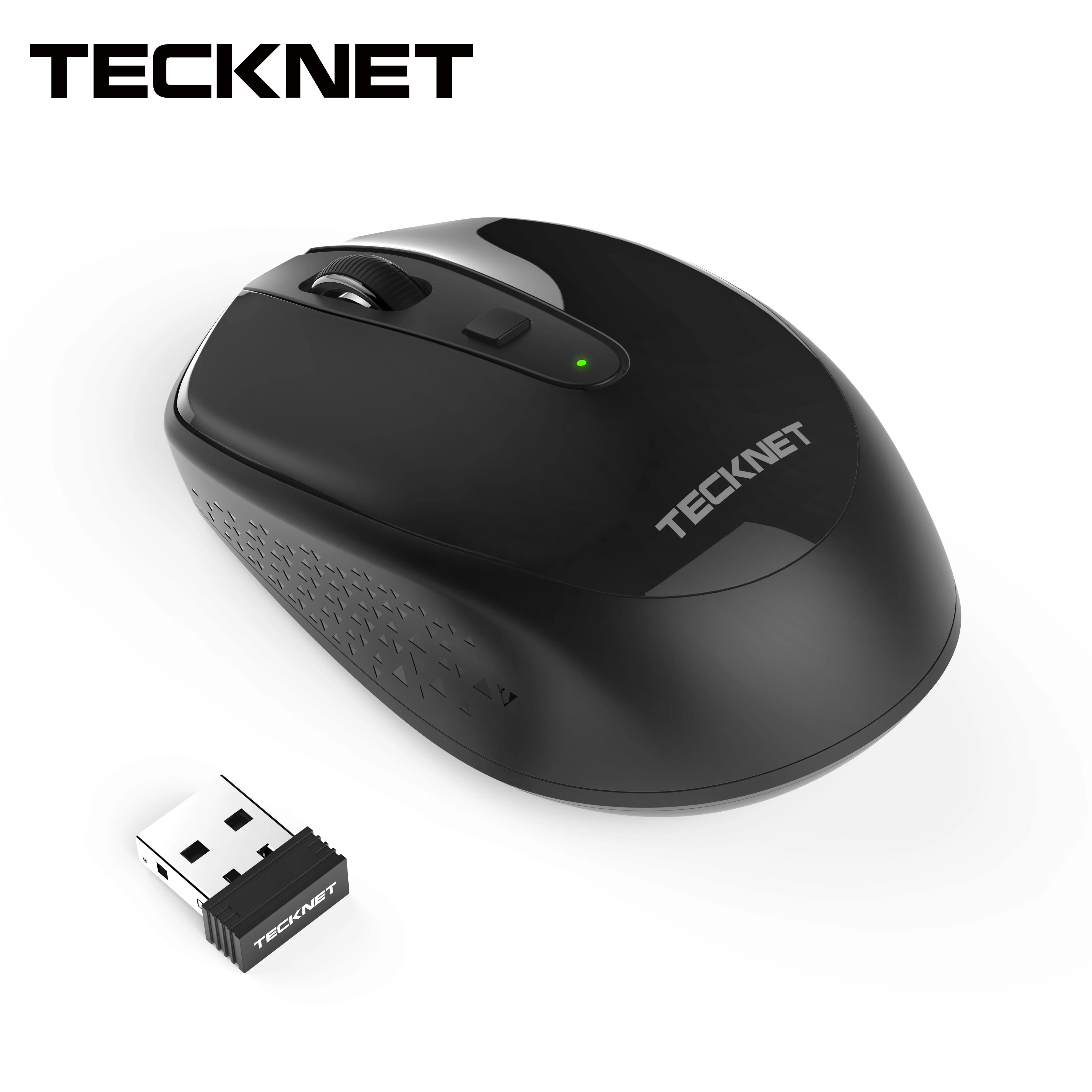 

TeckNet USB Wireless mouse 2000DPI Adjustable 2.4 GHz Receiver Optical Computer Mouse 2.4GHz Ergonomic Mice For Laptop PC Mouse