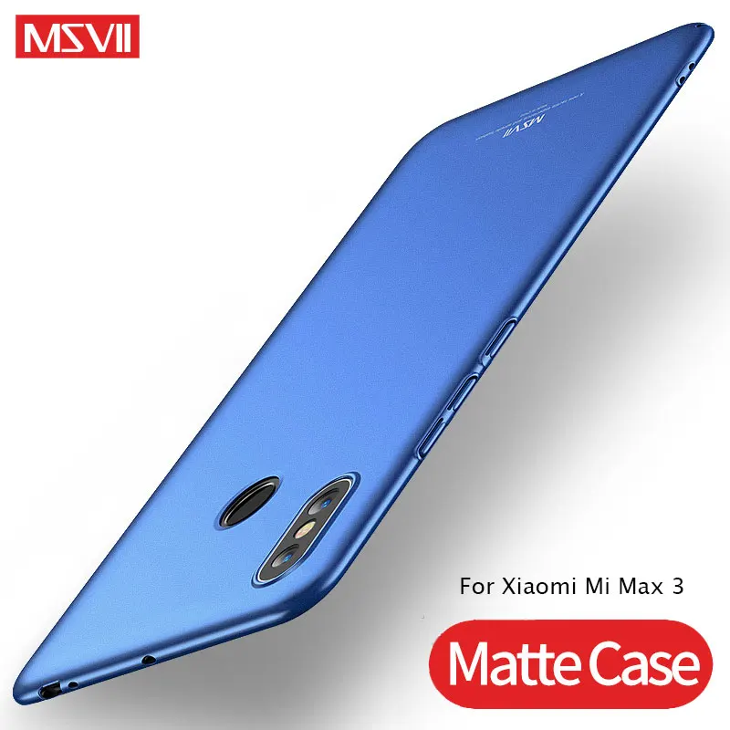 For Xiaomi Mi Max 3 Case MSVII Slim Matte Cover 2 Xiomi Max2 Max3 PC Hard Back |