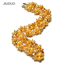 Premium Gem Pearl Necklacef Women Chains Popular Pearl Jewelry For Necklace Yellow Crystal Gem Silver Bracelets Premium Gem Pearl Necklacef Women Chains Popular Pearl Jewelry For Necklace Yellow Crystal Gem Silver Bracelets