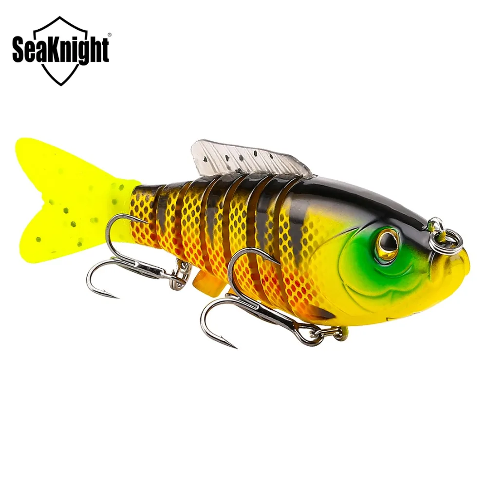 

SeaKnight 1PC Jointed Bait Swimbait 19g 8cm Fishing Lure Sinking Lure 7 Section Multi Jointed Swim Bait River Lake Fishing